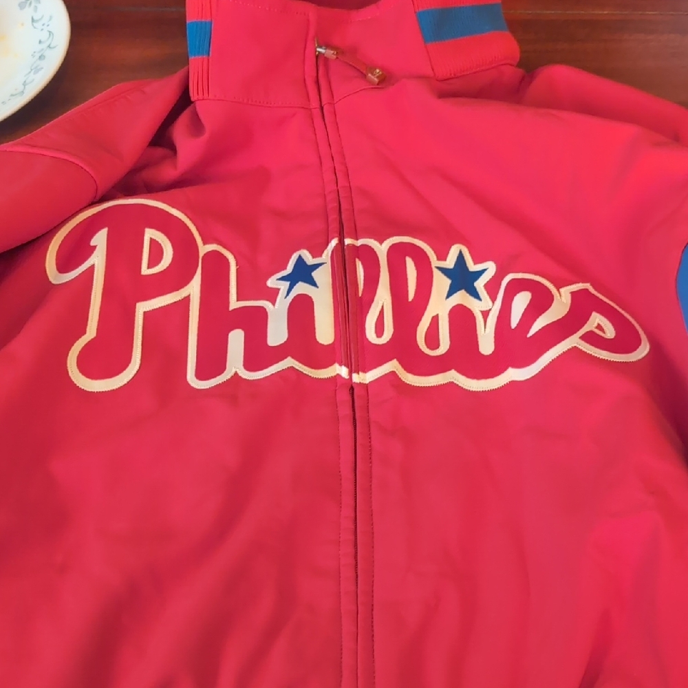 Majestic Red Phillies Kids Puffer Jacket